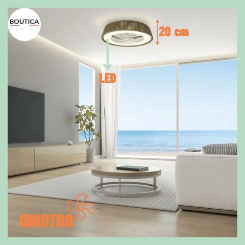 ventilateur de plafond sans pales pour plafond bas